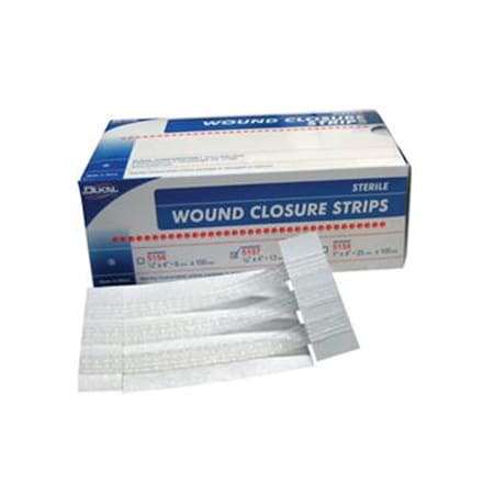 Dukal Sterile- Wound Closure Strips- .25 in. x 3 in. 5151